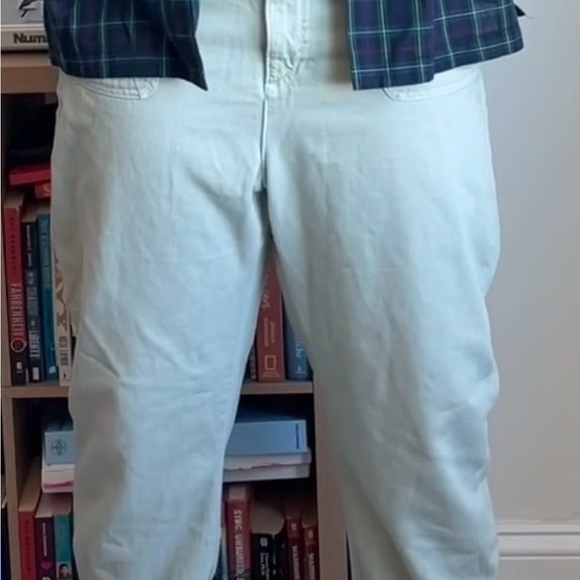 Zara loose fitting expandable waist jeans - Picture 1 of 3